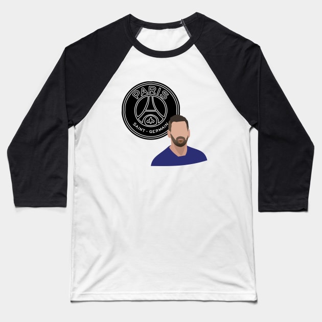 Lionel Messi Baseball T-Shirt by OverNinthCloud